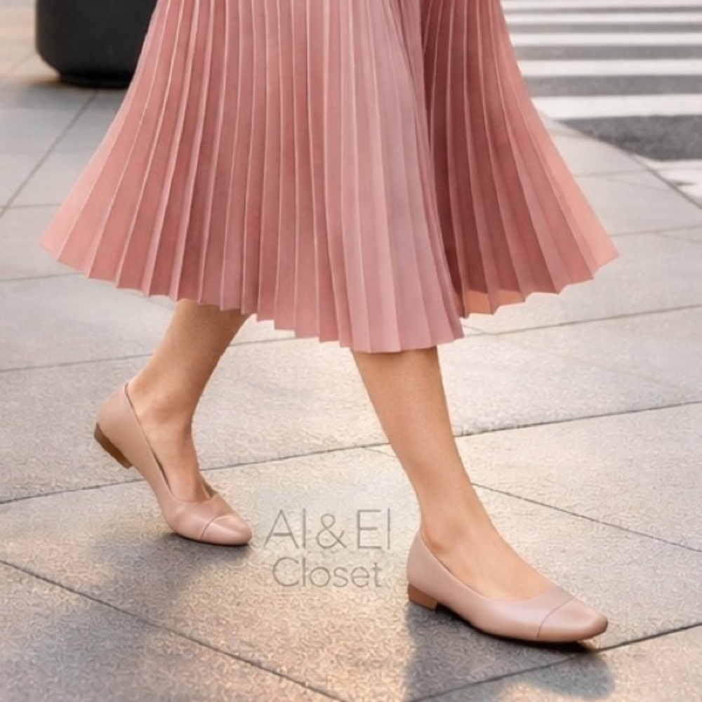 DV by Dolce Vita Melanie Blush Flats Size 10 | Patent Toe Ballet Flats NWB